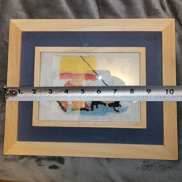 Handmade Needle Punch Art Dog Walk (CH8) - Picture 4 of 5